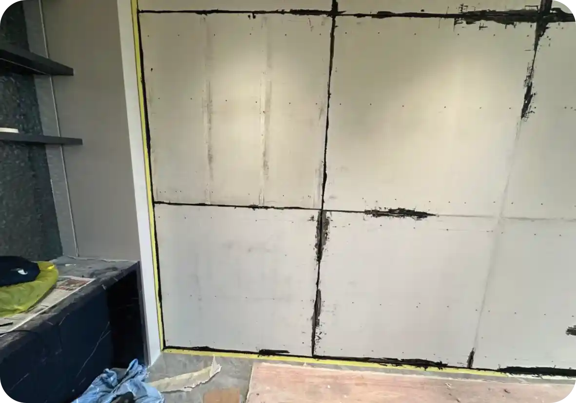 SG-C10 wall framework installation