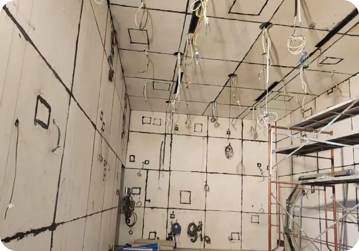 Completed SG-CN10 acoustic treatment installation