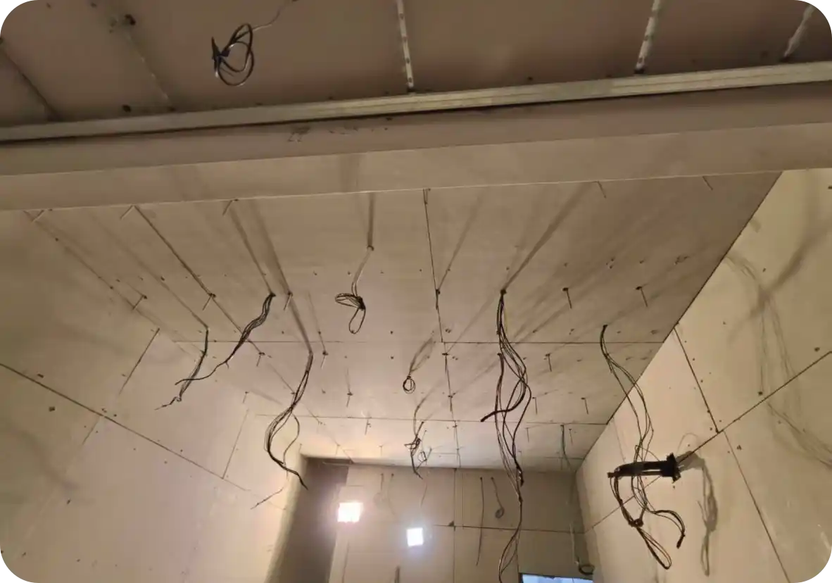 SG-E17 wall installation process