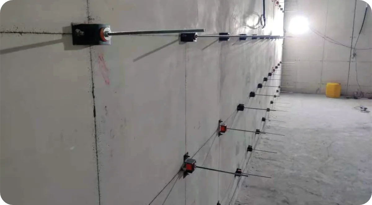 SG-WD50 wall installation on metal framework