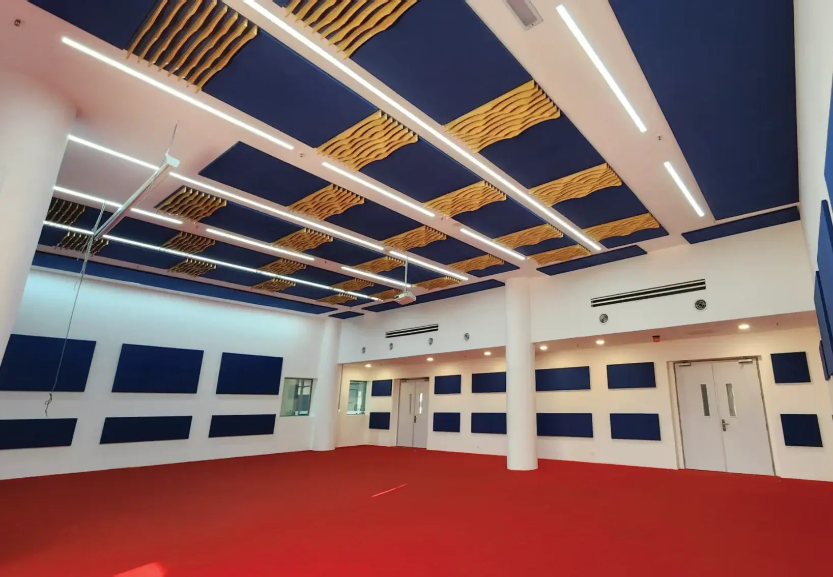 Wall insulation treatment in ISKL bandroom