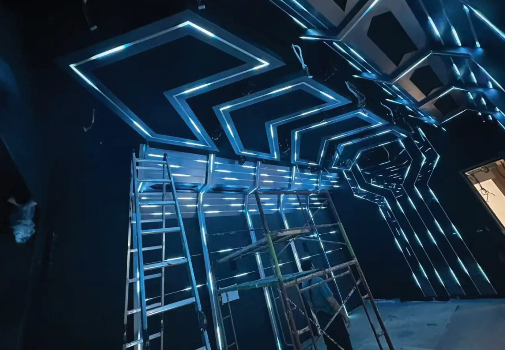 Wall and ceiling insulation installation